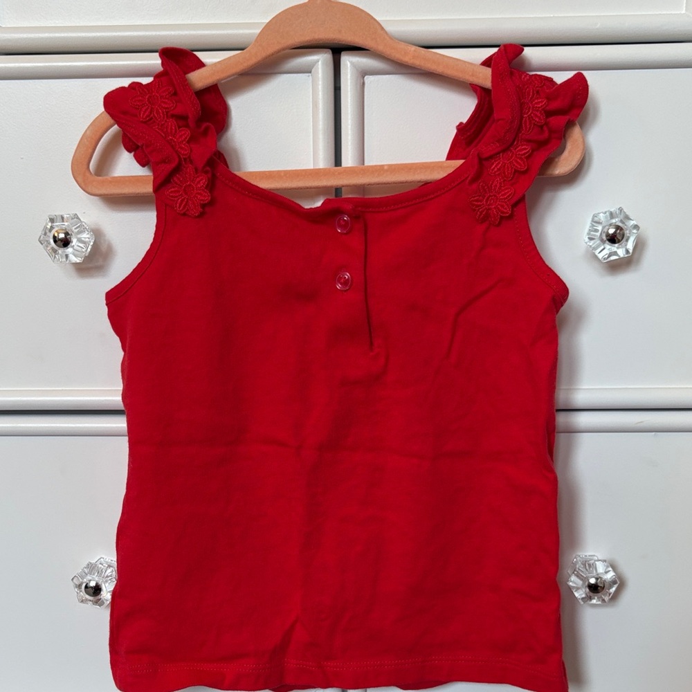 Janie and Jack Ruffle tank top - Picture 6 of 6
